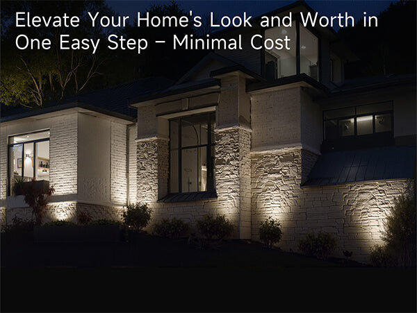 Outdoor Solar Spotlights, Adjustable Beam Focus, Separate Panel, LED Warm White & Daylight Selectable - Application Mobile 5