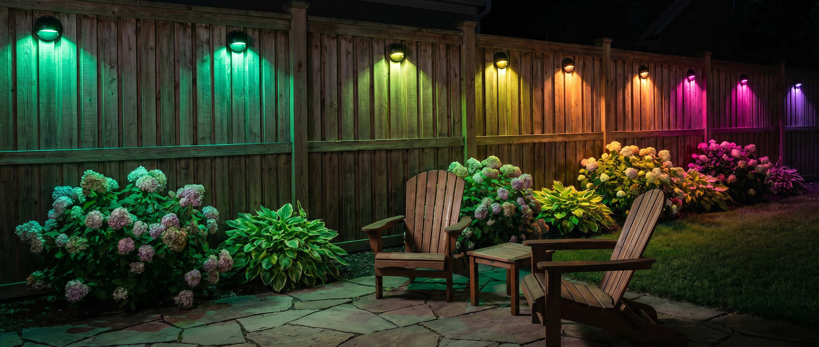 Gardenreet RGBCW Aluminum Deck Light - Lamp Ready 12V Smart Low Voltage LED 2700K-6500K with App & Remote Control (9304) - Application Desktop 4