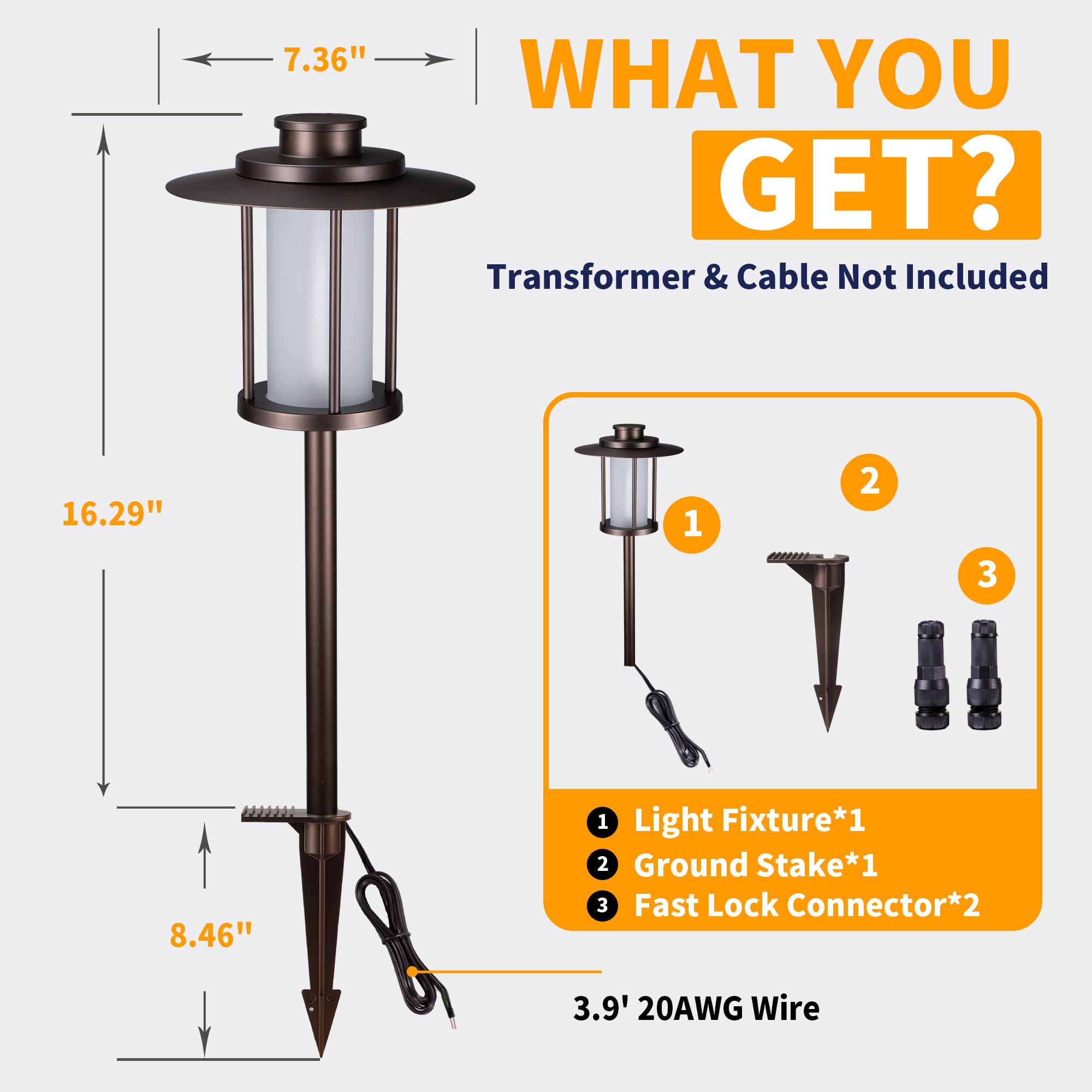 Outdoor Low Voltage 5CCT Aluminum Landscape Pathway Light - Gardenreet