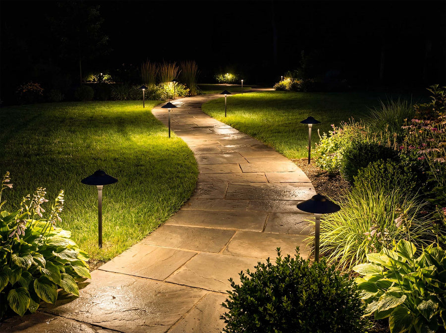 Gardenreet RGBCW Aluminum Path Light - Lamp Ready 12V Smart Low Voltage LED 2700K-6500K with App & Remote Control (9407) - Application Mobile 1