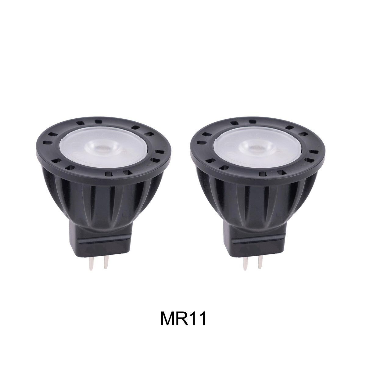 Gardenreet 2.5W 2700K MR11 LED Bulb, AC/DC 12V Low Voltage, GU5.3 Bi-Pin Base, 180 Lumens 20W Halogen Equivalent, 60 Degree Spot night light bulb for Outdoor So