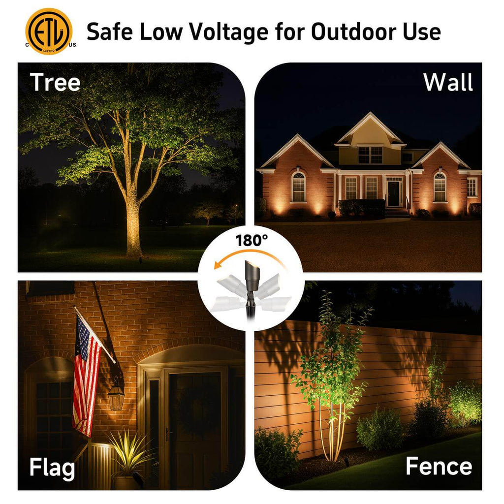 Gardenreet Small Solid Brass Landscape Spotlight - Bronze/Black/Copper (2101)