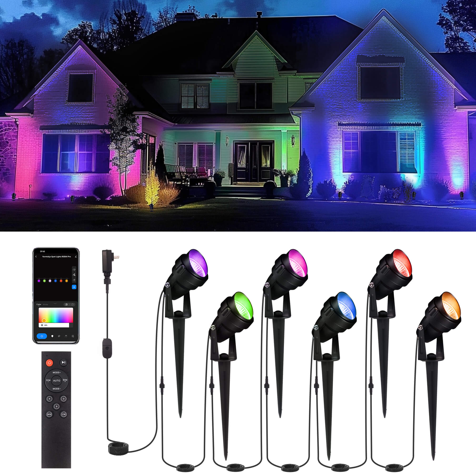 Outdoor Smart Spotlight & RGB Landscape Lighting – Gardenreet Lighting