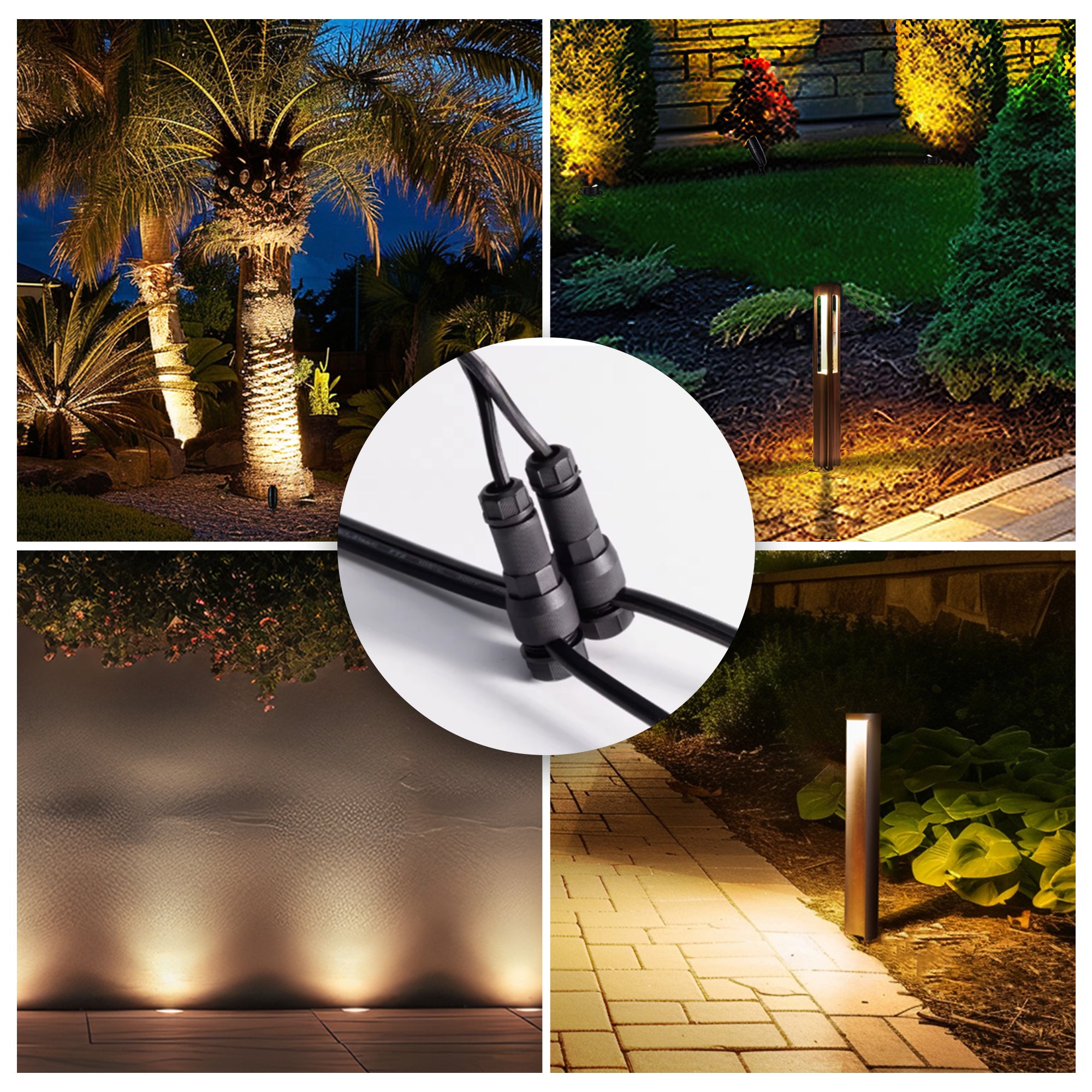 Best waterproof landscape lighting connectors cheap