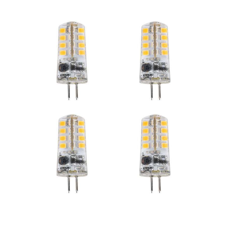 Gardenreet G4 LED Bulbs JC Bi-Pin Base Light Bulbs 3W AC/DC 12V 20W-30W T3 Halogen Bulb Replacement Landscape Bulbs(2700/3000/4000/5000K)