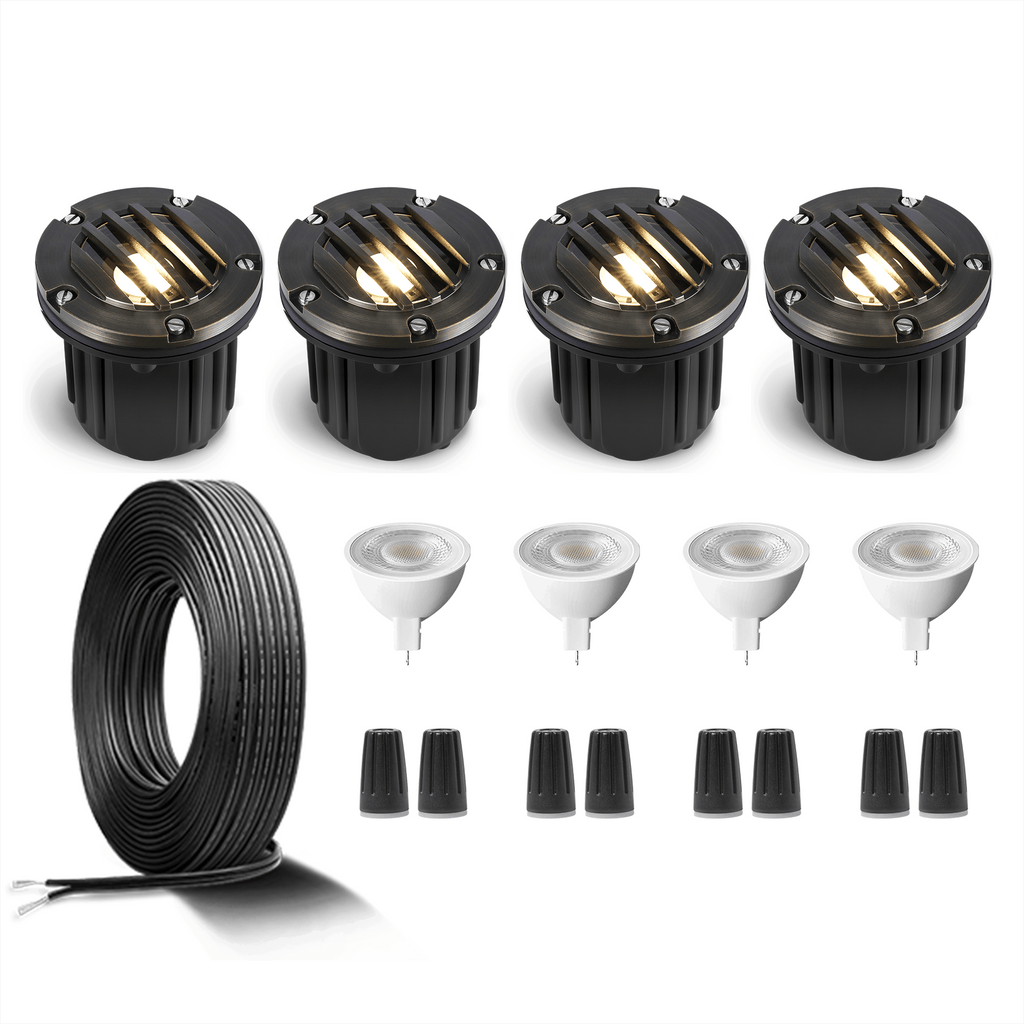 low voltage outdoor well lighting kits