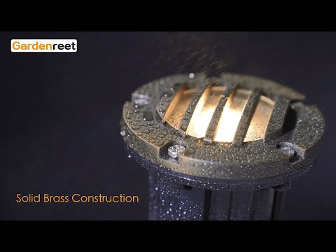 low voltage in ground well lights video