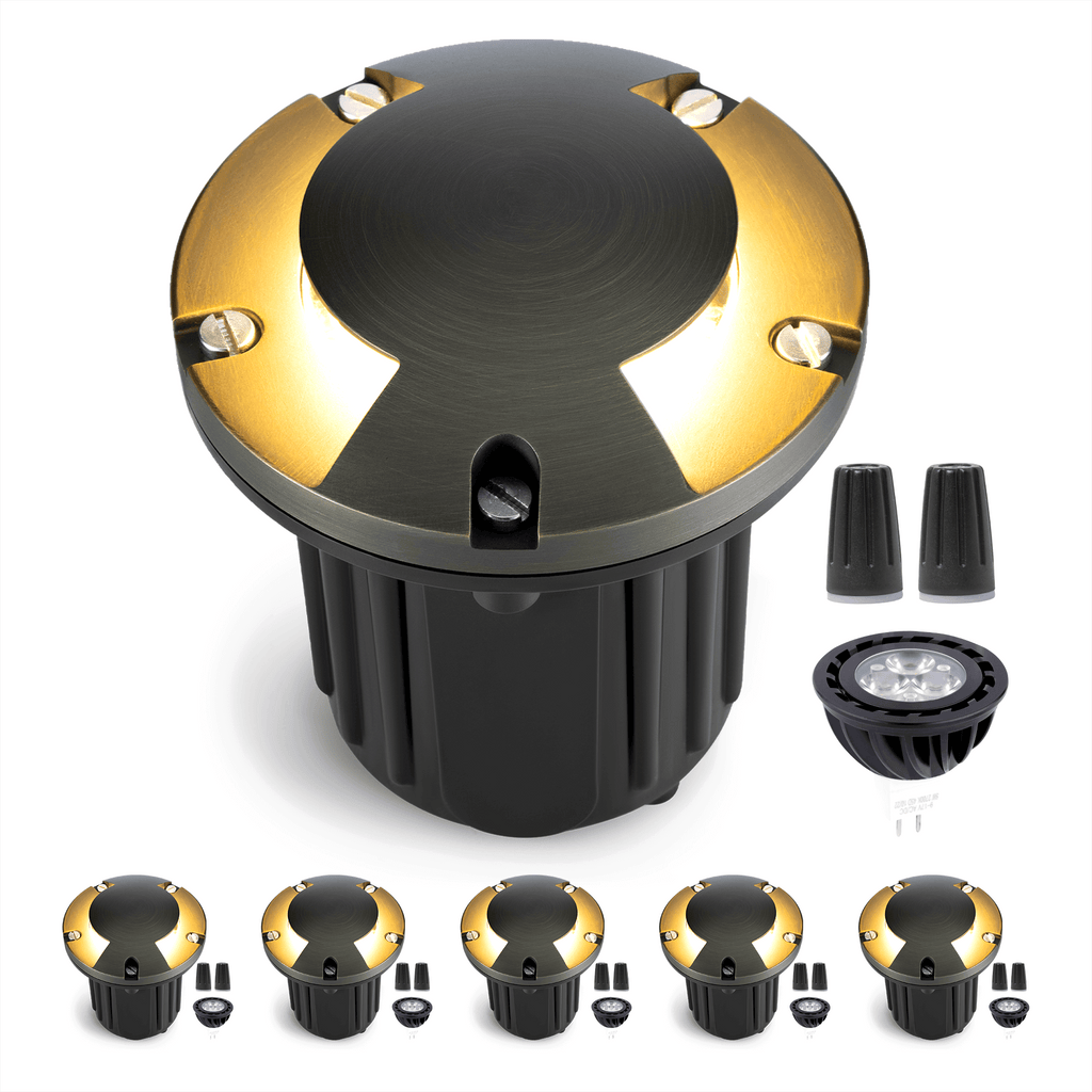 Outdoor Brass 12v Landscape Well Lights – Gardenreet Lighting