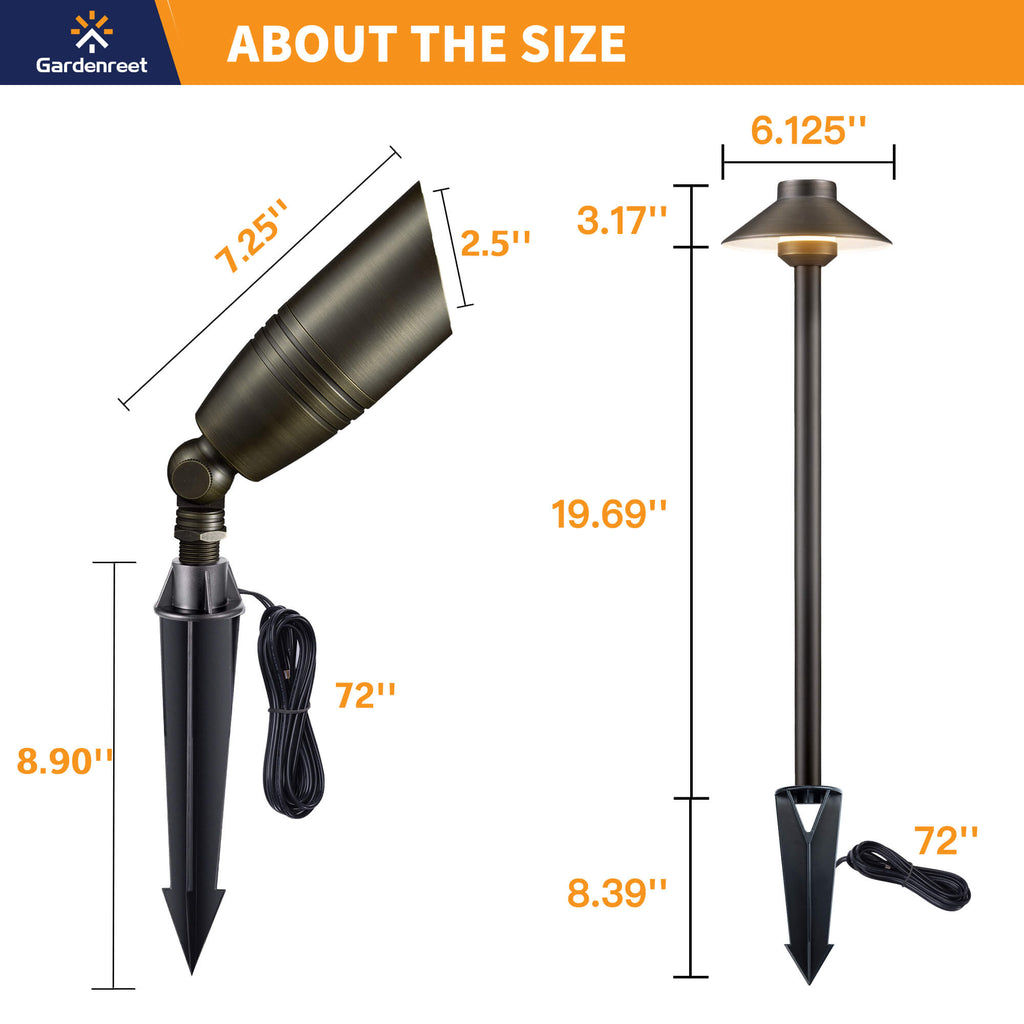 landscape lighting kit size